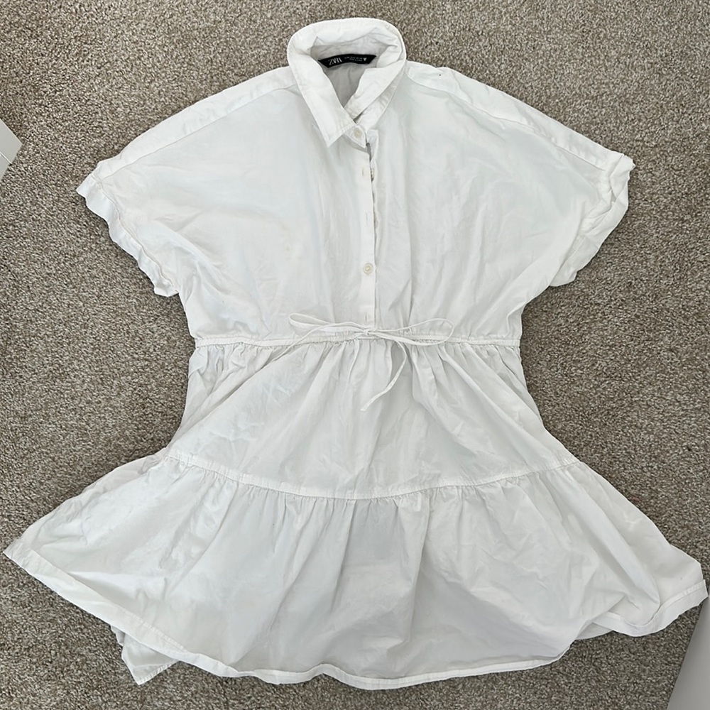 ZARA BABYDOLL SHIRT DRESS